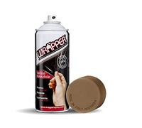 4R Quattroerre.it 16446 Wrapper Spray Mostarda Opaco | Vernice Removibile per Carrozzeria | Pellicola Spray Protettiva UV e Anti-Graffio | Wrapping Liquido Made in Italy
