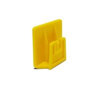 4R Quattroerre.it 1689M Clip per Telepedaggio M.go Sistema di Fissaggio Removibile, 3 x 3 cm, Giallo