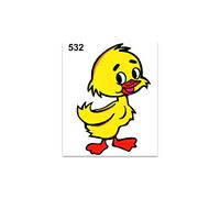 4R Quattroerre.it 532 Adesivi Sticker Papero, 10 x 12 cm