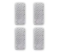 4R Quattroerre.it 5466 Stickers 3D Diamond Refractive Rettangolo 4 Pezzi