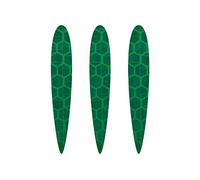 4R Quattroerre.it 5558 Adesivi Rifrangenti Arrows Diamond Flat, Verde, Set di 3