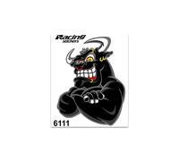 4R Quattroerre.it - 6111 - Adesivi Sticker Toro, 10 x 12 cm