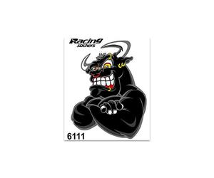 4R Quattroerre.it - 6111 - Adesivi Sticker Toro, 10 x 12 cm