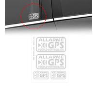 4R Quattroerre.it 6220 Adesivi Allarme GPS Veicolo Controllato