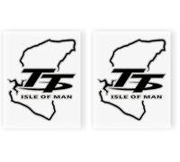 4R Quattroerre.it 6337 Adesivo Isle of Man (Confezione da 2)