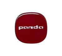 4R Quattroerre.it Adesivi 3D Copricerchi Compatibili con Fiat Panda, Diamentro 52 mm (4, Rosso)