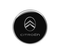 4R Quattroerre.it Adesivo 3D Nuovo Logo Compatibile con Citroen, Nero, 52 mm