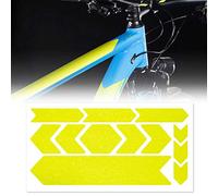 4R Quattroerre.it Adesivo Protezione Telaio Bicicletta MTB Rhino, 35 x 17.5 cm, Giallo Fluo