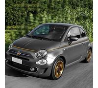 4R Quattroerre.it Kit Adesivo Replica Abarth per Fiat 500, Oro
