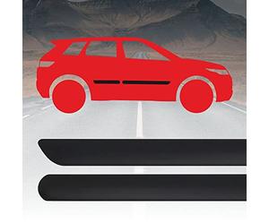 4R Quattroerre.it Modanature Laterali Bumper Paracolpi per L. R. Evoque 5 Porte 2011 con Biadesivo 3M