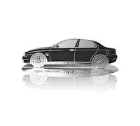 4R Quattroerre.it Modellino Sagoma Incisa Auto Alfa Romeo 156 in Acciaio Inox