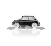 4R Quattroerre.it Modellino Sagoma Incisa Auto Fiat 500 Vintage in Acciaio Inox