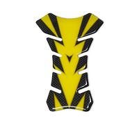 Paraserbatoio Tank Pad Adesivo 3D per Moto Colors Giallo, 13 x 19 cm