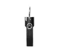 4R Quattroerre.it Portachiavi Bianco Ufficiale Compatibile con Citroen, Carbon, Logo Nero