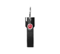 4R Quattroerre.it Portachiavi Bianco Ufficiale Compatibile con Citroen, Carbon, Logo Rosso