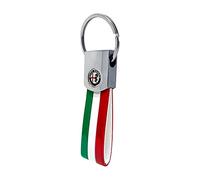 4R Quattroerre.it Portachiavi Elite Alfisti, Italy con Logo Alfa Colors