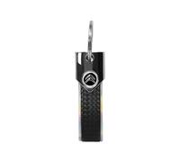 4R Quattroerre.it Portachiavi Ufficiale Compatibile con Citroen, Argento Olografico, Carbon, Logo Nero