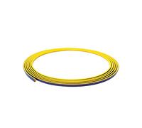 4R Quattroerre.it Profilo Adesivo per Interni Fiat 500 Abarth, Giallo