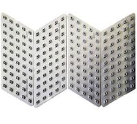 4R Quattroerre.it Protezione Serbatoio Antiscivolo Moto Laterale Race Grip Evo, Argento, Set di 4