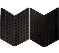 Protezione Serbatoio Antiscivolo Moto Laterale Race Grip Evo, Nero, Set di 4