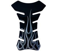 4R QUATTROERRE.IT - Protezione Serbatoio Moto Adesiva 3d, Fiamme, 19 X 13 Cm