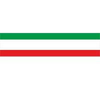 4R Quattroerre.it Quattroerre 10684 Strisce Tricolore Adesive per Moto Altezza 8 cm x 2 Metri di Lunghezza, m