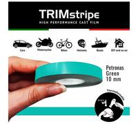 4R Quattroerre.it 10499 Trim Stripes Strisce Adesive per Auto, Verde Petronas, 10 mm x 10 mt