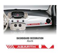 4R Quattroerre.it Stripes Strisce Adesive per Cruscotto Fiat 500 Abarth