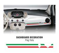 Stripes Striscia Adesiva 4r Tricolore Italia Per Cruscotto Fiat 500 Abarth