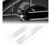 4R Quattroerre.it Strisce Adesive 3D Rifrangenti per Specchietti Auto, Bianco, 1 x 30 cm, 4 Pezzi