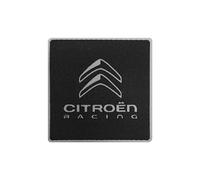 4R Quattroerre.it Toppe Patch Ufficiali Compatibili con Citroen Racing, Nero, 60 mm