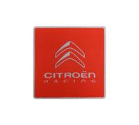 4R Quattroerre.it Toppe Patch Ufficiali Compatibili con Citroen Racing, Rosso, 60 mm
