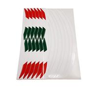 4R Quattroerre.it Wheel Rim Stripes Rifrangenti per Cerchi Moto, Kit componibile