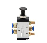 4R210-08 3R210-08 Valvola manuale 2 vie 5 posizioni Push and pull Interruttore pneumatico della valvola direzionale 4R310-10 3R310-10(3R210-08,With 4mm Fitting)
