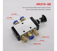4R210-08 Push Pull Pneumatico Valvola 5 Modalità 2 Pos 1/4 \ Bspt & Connettore