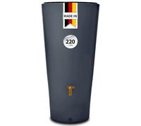 4rain VASO 2in1 serbatoio per pioggia 220 litri grigio grafite