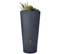 4rain VASO 2in1 serbatoio per pioggia 220 litri grigio grafite incl. ciotola per piante