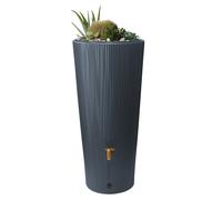 4rain VASO DECOR 2in1 serbatoio per pioggia 220 L, grigio grafite