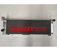 4ROW aluminum radiator for Jeep Cherokee XJ 2.5 4.0 trans cooler Right Hand side