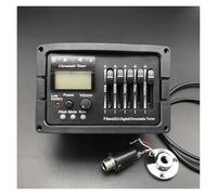 4Set 5 Bande Preamplificatore EQ Equalizzatore Chitarra Acustica Amplificatore Chitarra Acustica Classica Accordatore Digitale Pickup Piezoelettrico Pezzi di ricambio per pickup per chitarra acustica(