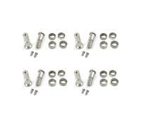 4Set Adattatore Esagonale per Mozzo Ruota Combinatore Nel Metallo da 5 mm con Accessori Di Aggiornamento del Cuscinetto per Parti Di Automobili per