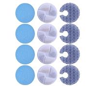 4set di filtri di ricambio a carbone attivo per fontana d'acqua sostituito fiore per animali domestici rotondo per acqua animale domestico