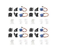 4Set Dual Axle Servo Gimbal Anti-Vibration Camera Platform Mount PTZ Pan/Tilt con 2 Pezzi 9G Servo per FPV Drone Assembly