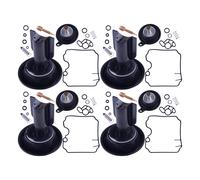 4Sets Carburetor Repair Kit with Membrane Diaphragm Vacuum Fit for Yamaha XTZ750