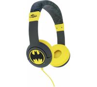 4Side Cuffie con filo per bambini, Fantasia Batman Giallo - DC0764