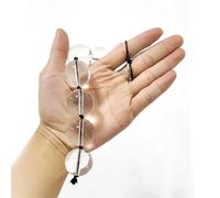 4size Anal Glass Beads Long 3cm Big Anal Plug Crystal Glass Ball Butt Plug Expander Erotic Gay Sex Toy Anal Stimulate Ball(3cm 1piece)