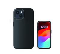 4SMARTS 540582 CUSTODIA PER CELLULARE per Apple iPhone 15 Plus, Nero