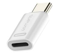 4smarts Adattatore da Lightning a USB-C per iPhone da 27W set da 2, Bianco