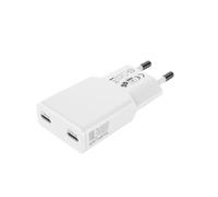 4smarts Caricatore PDPlug Slim Dual 30W GaN 2C, bianco