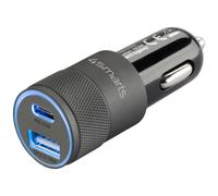 4smarts Charger Rapid+ 27W Caricabatterie da auto USB-C/USB-A